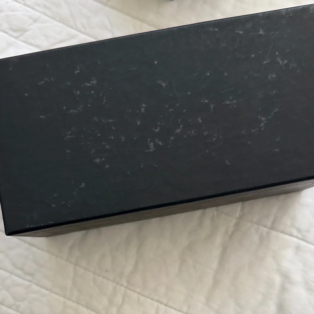 Prada Black Box with Red Stripe Logo